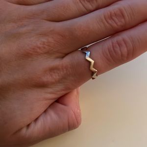 Pandora zigzag ring silver size 52